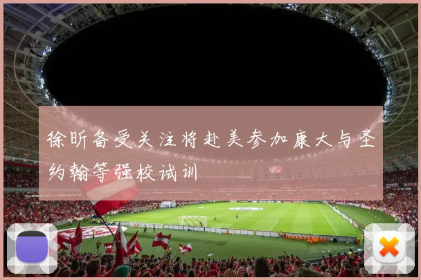 徐昕备受关注将赴美参加康大与圣约翰等强校试训